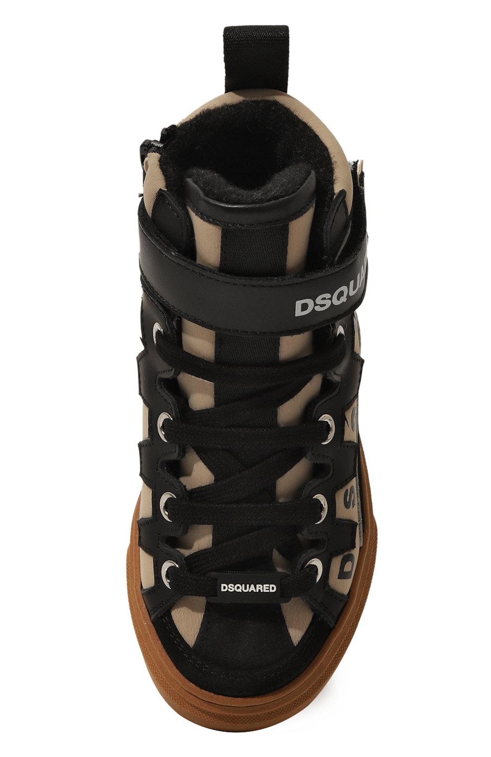 Комбинированные кеды DSQUARED2, арт. 79314/18-28, фото 4