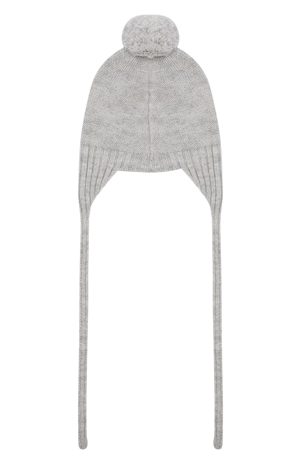 Шерстяная шапка BABY T серого цвета по цене 4995 руб., арт. 20AI164CU, фото 2 Шерстяная шапка BABY T, арт. 20AI164CU, фото 2