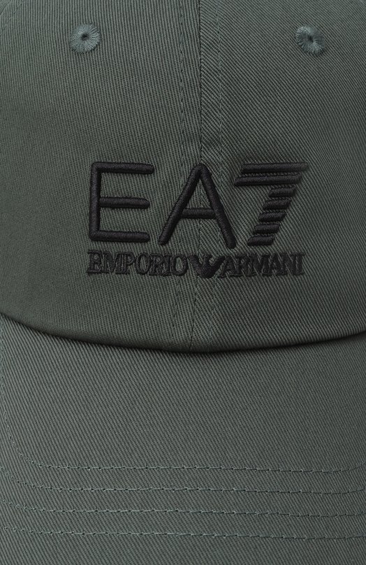Хлопковая бейсболка EA7 7X000592/AF15502 Хаки  7X000592/AF15502 Фото 3