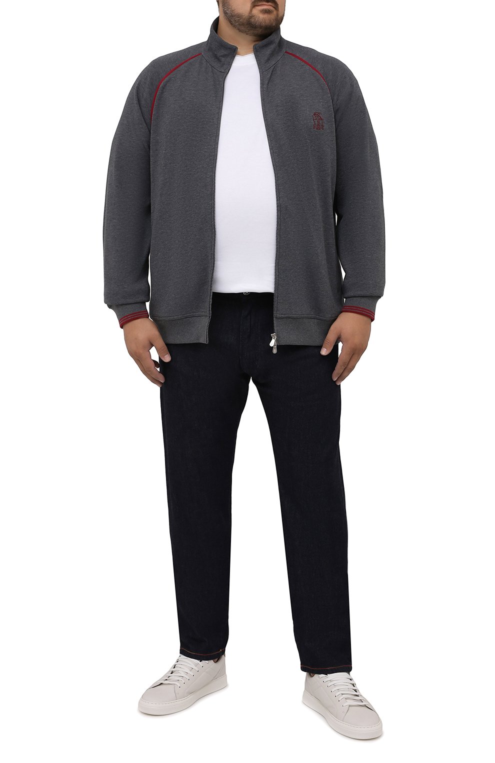 Хлопковая толстовка BRUNELLO CUCINELLI, арт. M0T359276W, фото 2