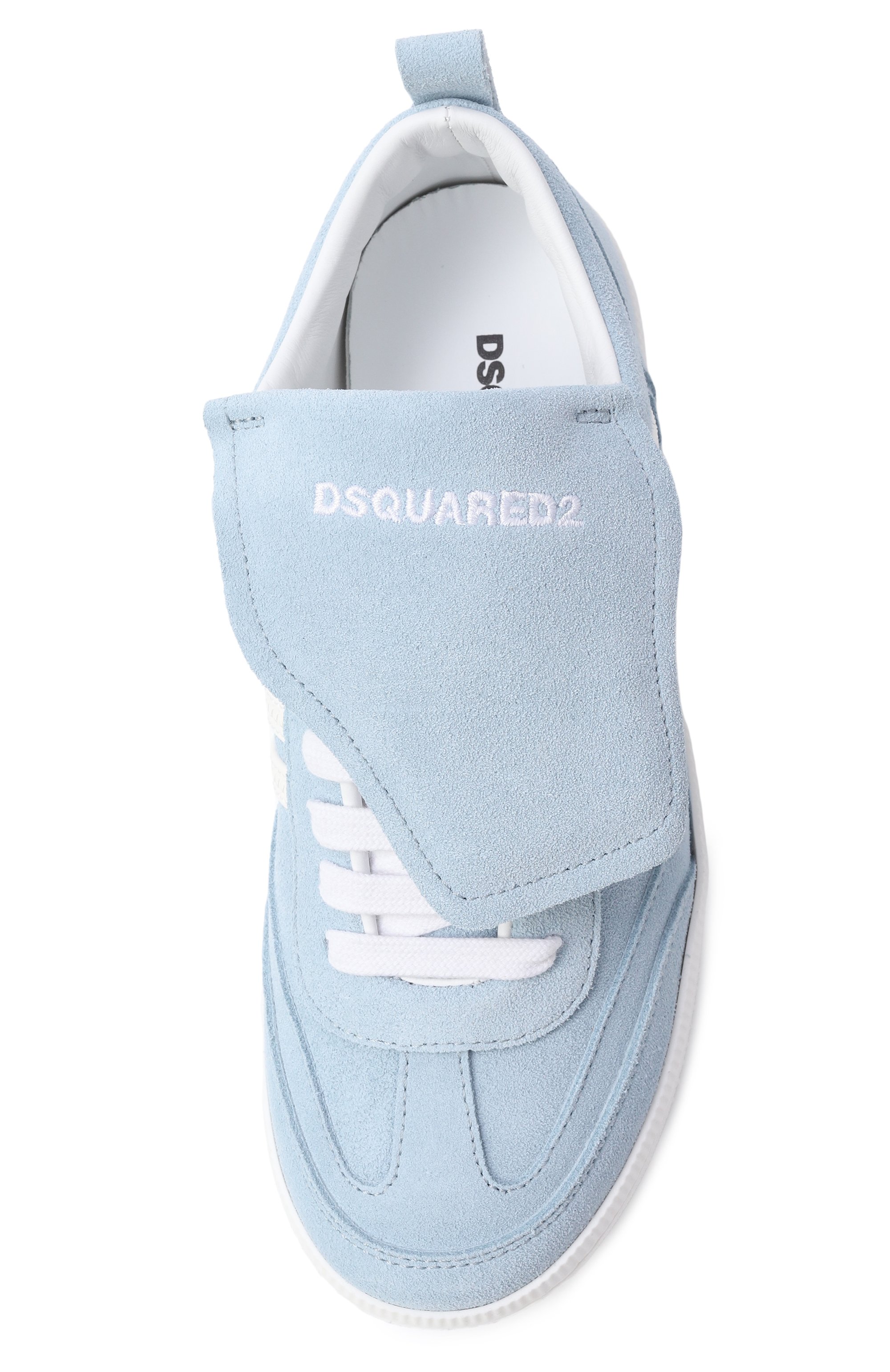Замшевые кеды DSQUARED2, арт. 81477/VAR5_001, фото 4