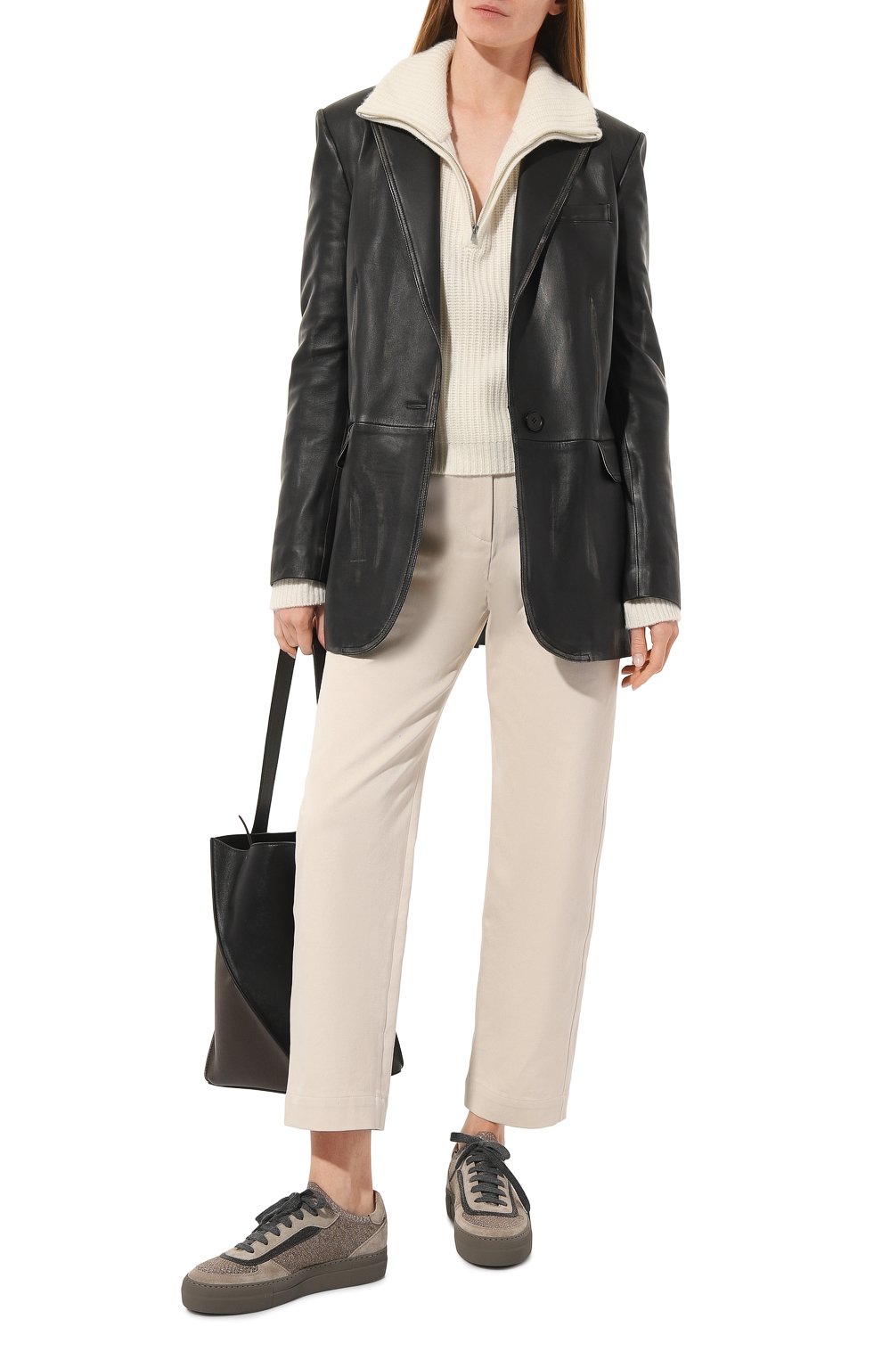 Комбинированные кеды BRUNELLO CUCINELLI, арт. MZ29G2302P, фото 2