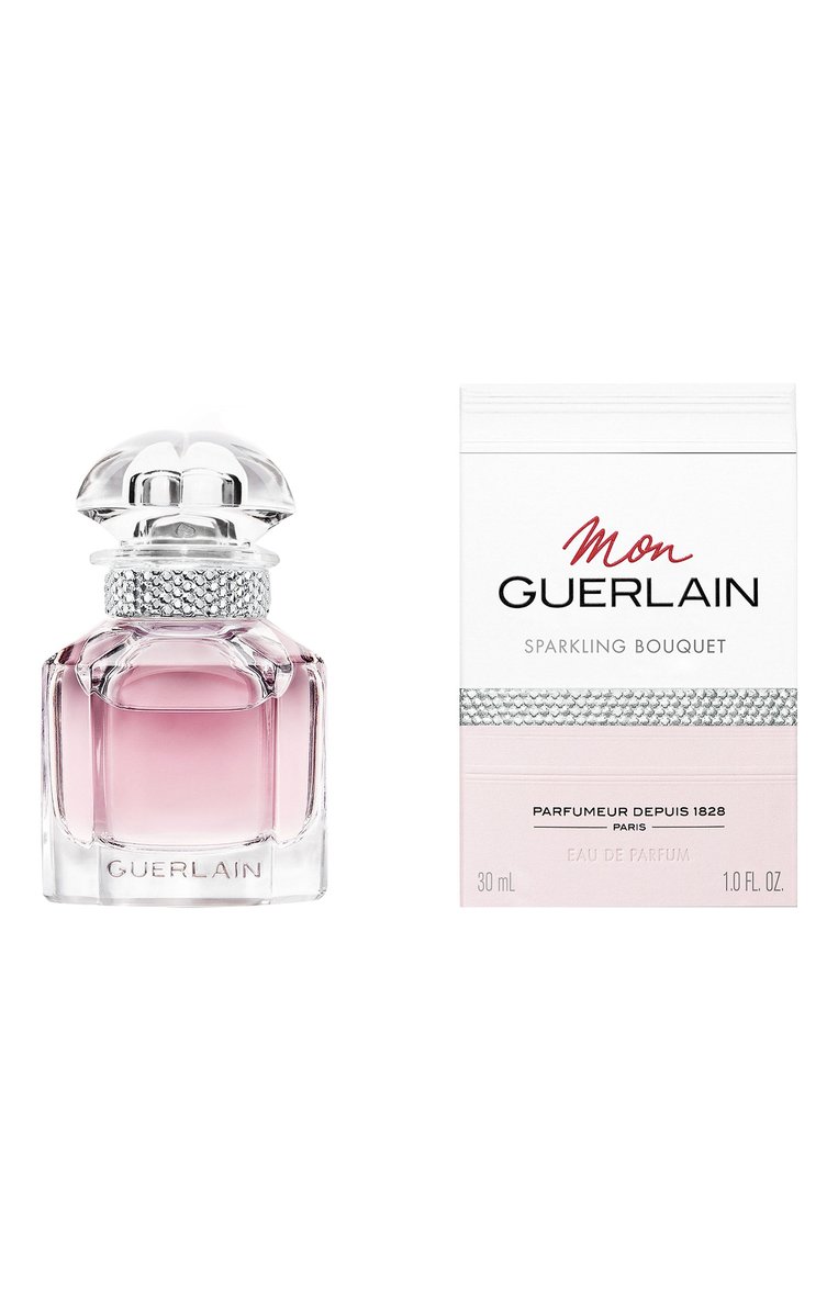 Парфюмерная вода mon guerlain sparkling bouquet (30ml) GUERLAIN бесцветного цвета, арт. G014249 | Фото 2 (Тип продукта - парфюмерия: Парфюмерная вода; Нос: Не проставлено; Региональные ограничения белый список (Axapta Mercury): Не проставлено; Ограничения доставки: flammable)