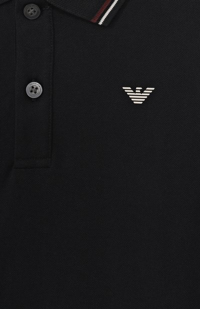 Хлопковое поло EMPORIO ARMANI, арт. 8N4FB5/1JPTZ, фото 3