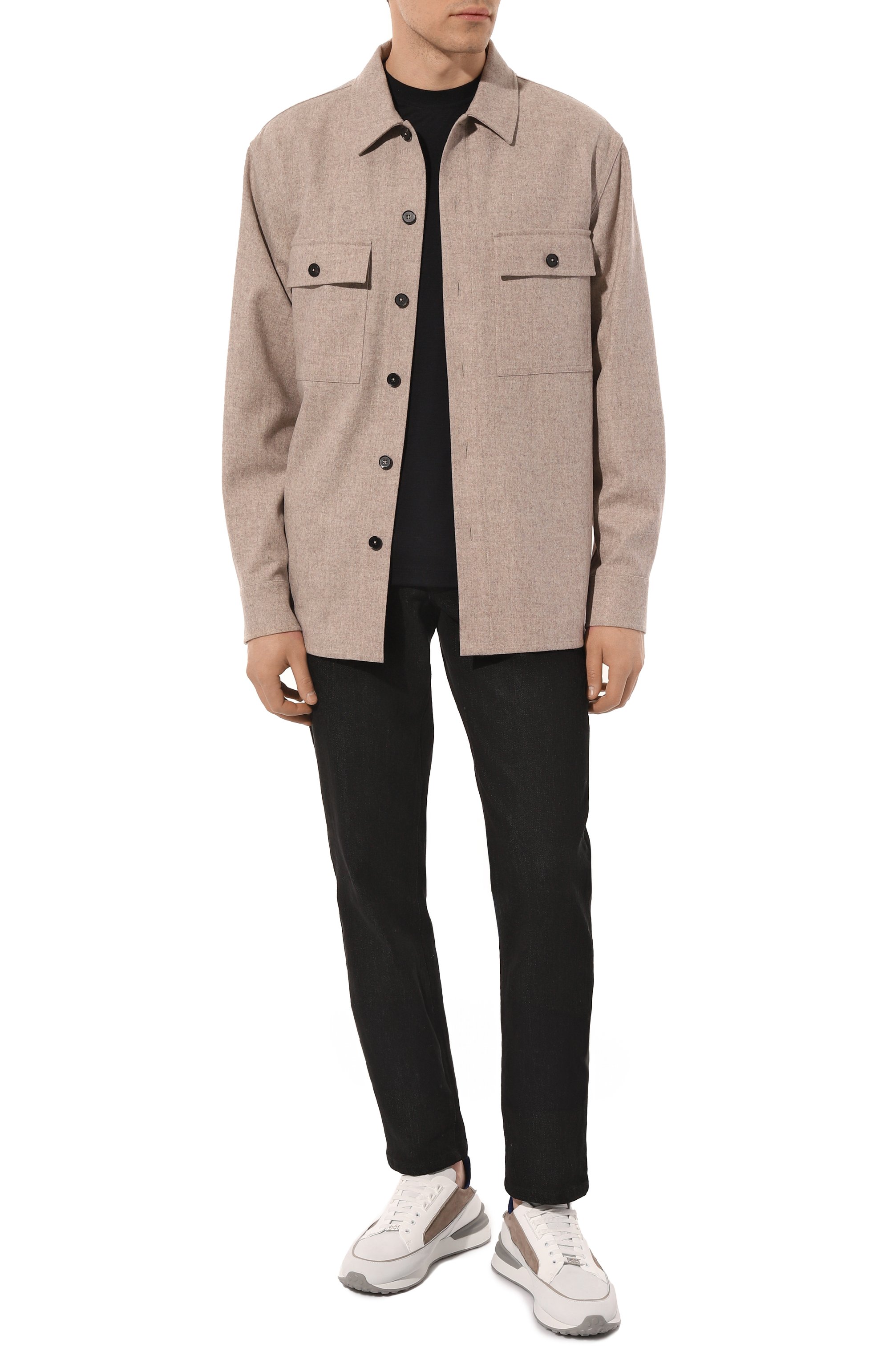 Шерстяная футболка ZEGNA, арт. E7328A5/BCT706, фото 2