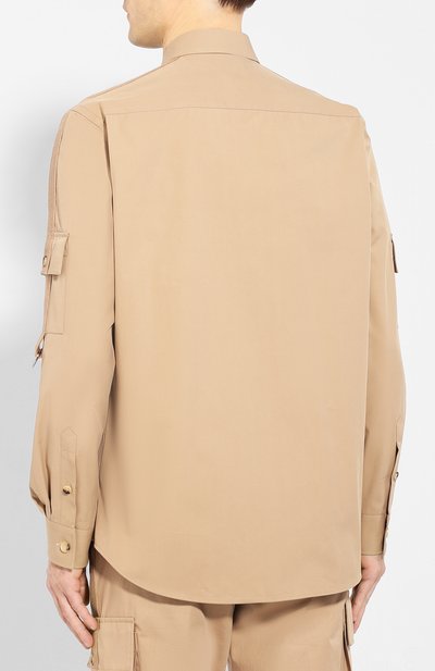 Хлопковая рубашка BURBERRY, арт. 8023756, фото 4