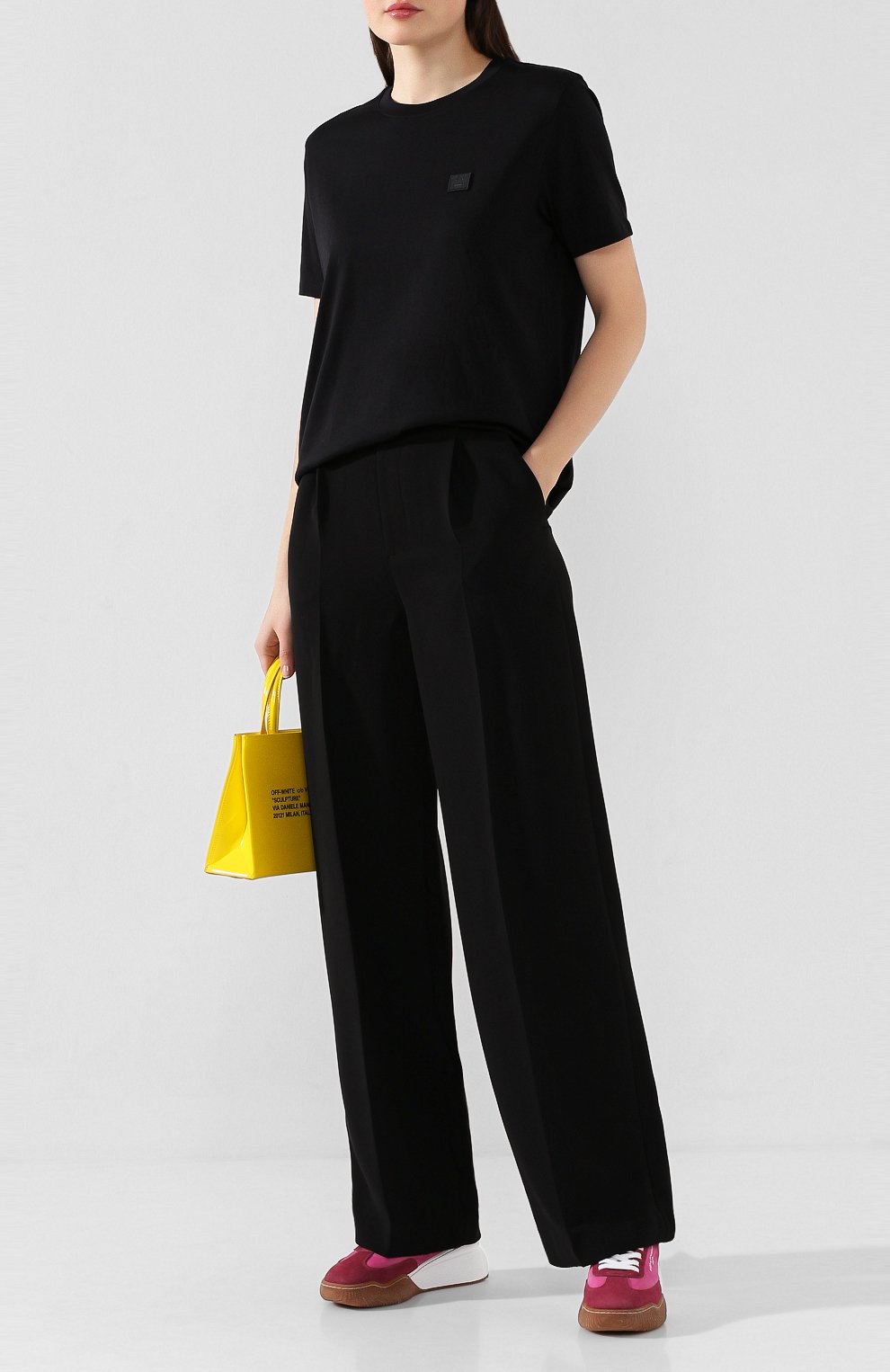Брюки MSGM черного цвета по цене 25950 руб., арт. 2841MDP24 207115, фото 2 Брюки MSGM, арт. 2841MDP24 207115, фото 2