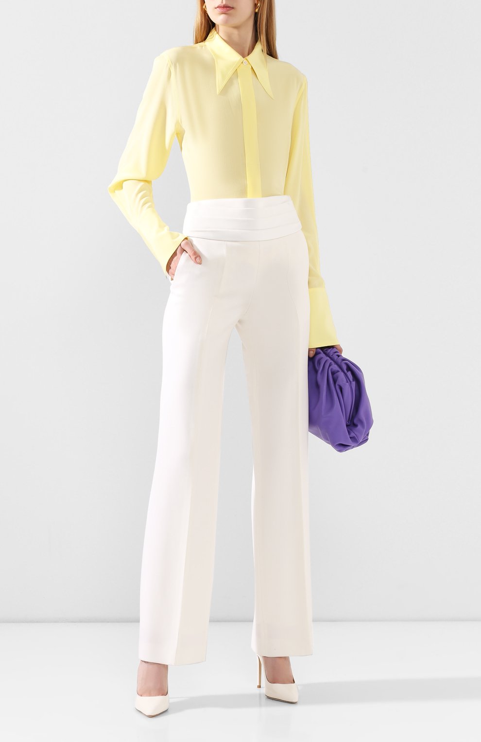 Шерстяные брюки VICTORIA BECKHAM, арт. 1120WTR000670C, фото 2