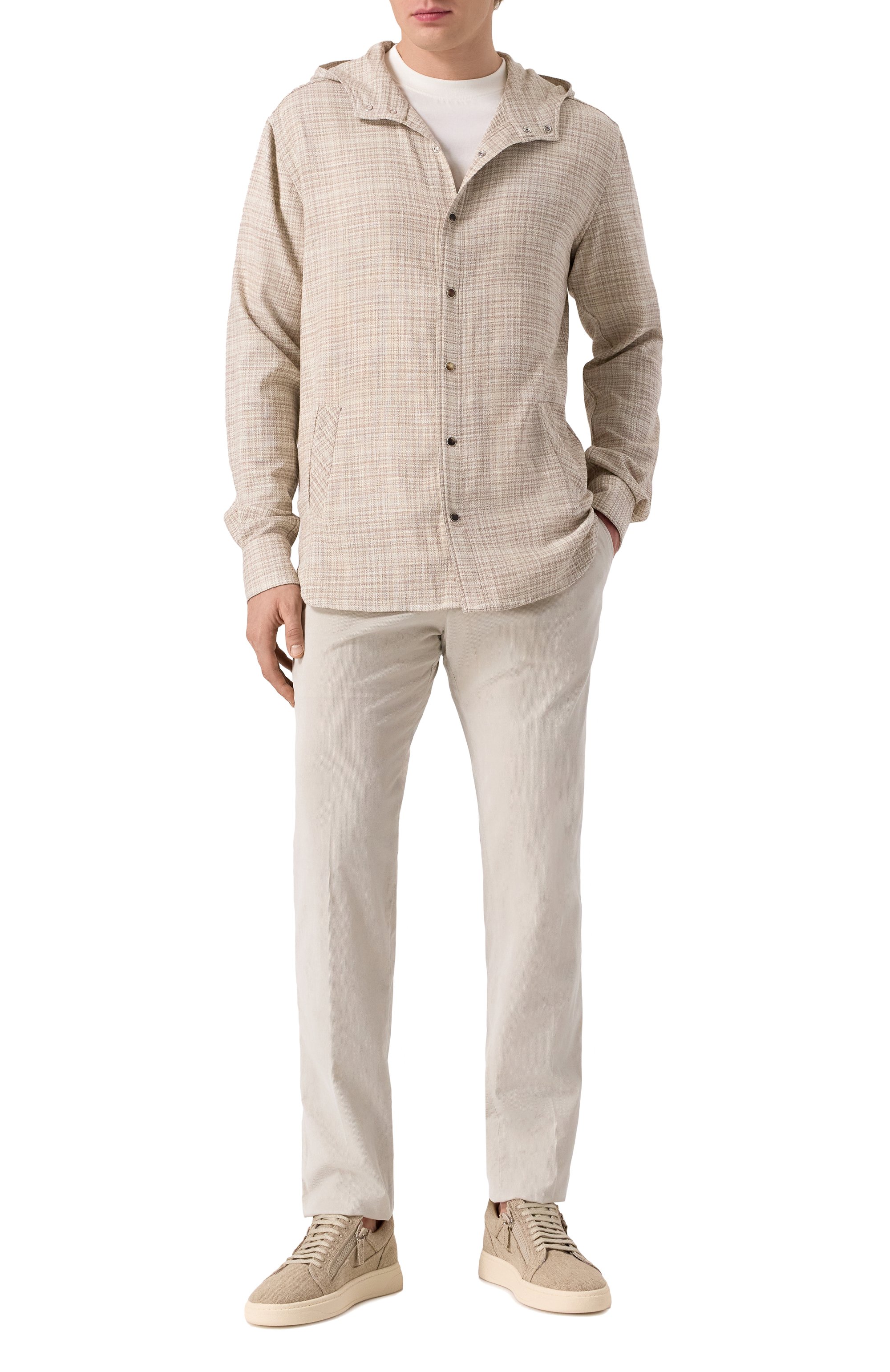 Рубашка из шерсти и шелка KITON, арт. UMCMARK0617E17, фото 2