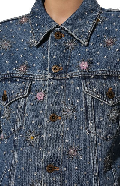 Джинсовая куртка MIU MIU, арт. GWB145-10RJ-F0008, фото 5