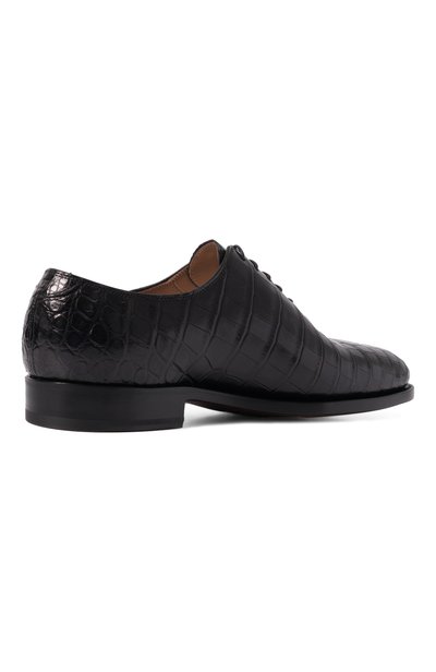 Оксфорды из кожи крокодила KITON, арт. USSA097N00102, фото 4