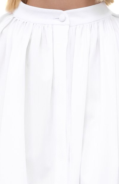 Хлопковое платье ALEXANDER MCQUEEN белого цвета по цене 179500 руб., арт. 641304/QAAAD, фото 5 Хлопковое платье ALEXANDER MCQUEEN, арт. 641304/QAAAD, фото 5