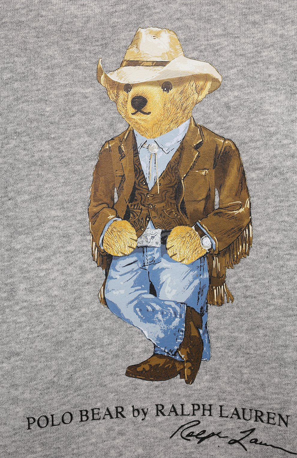 Худи POLO RALPH LAUREN серого цвета по цене 11950 руб., арт. 322858883, фото 3 Худи POLO RALPH LAUREN, арт. 322858883, фото 3