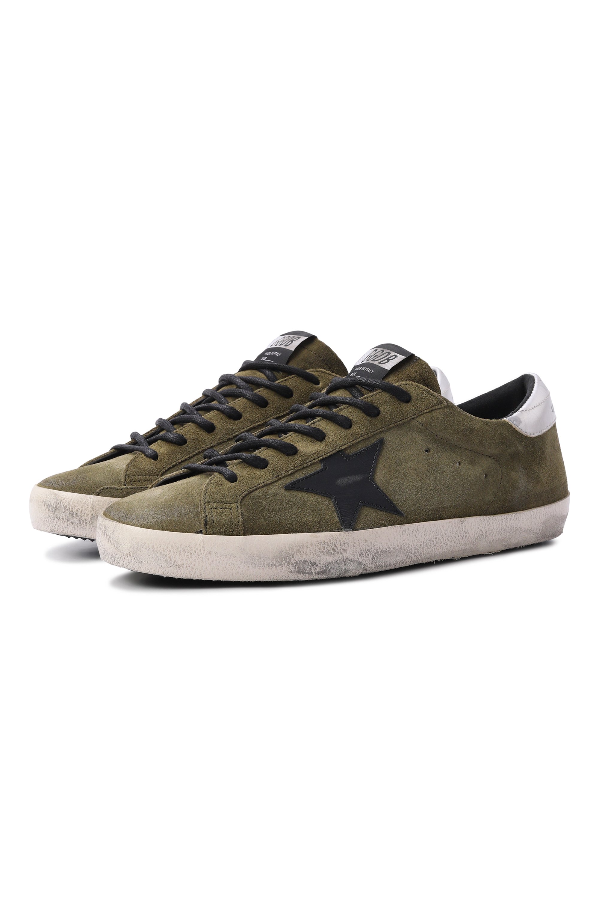 Замшевые кеды super-star GOLDEN GOOSE DELUXE BRAND, арт. GMF00101.F008697, фото 1