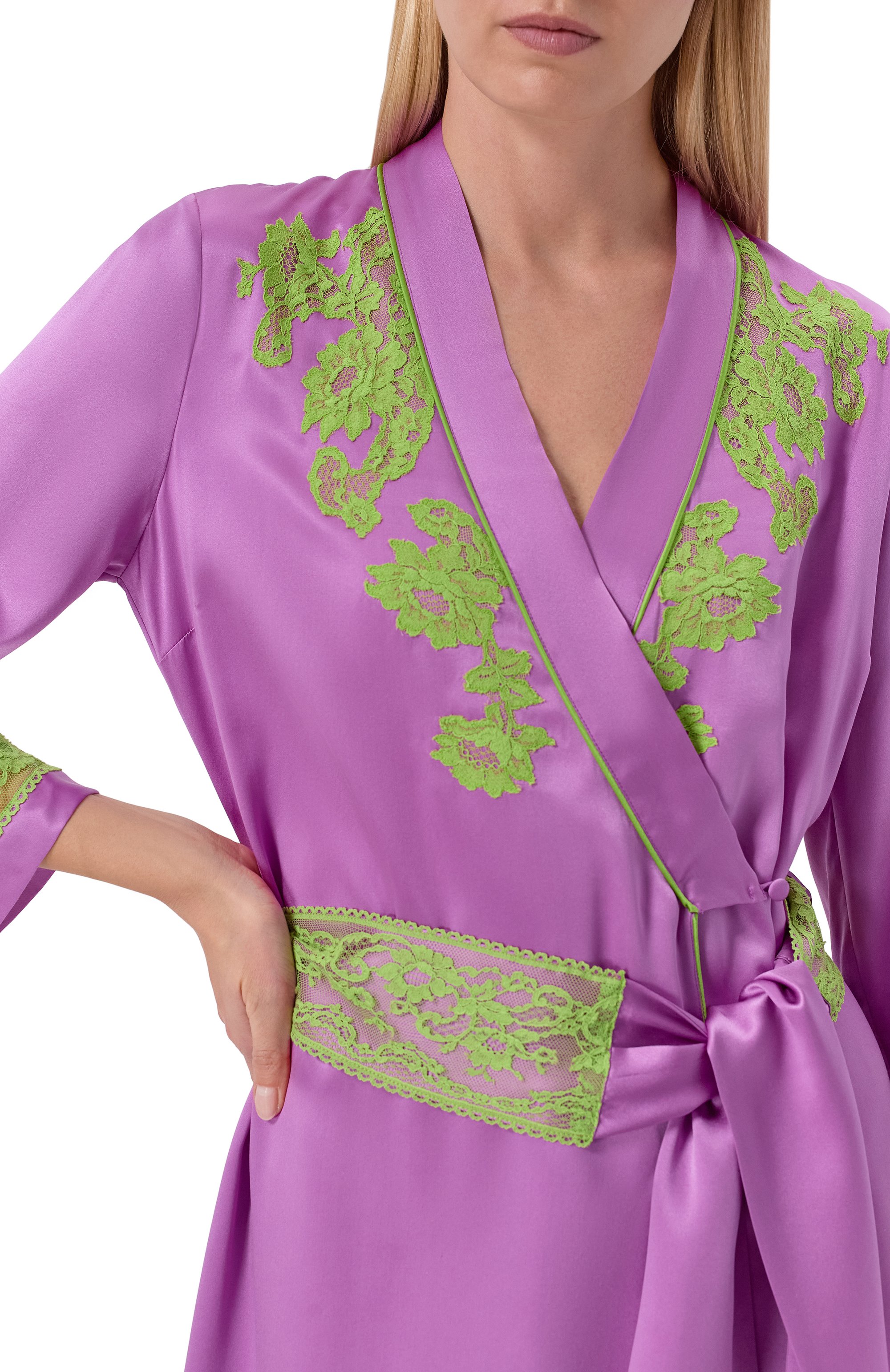 Шелковый халат MARJOLAINE, арт. 3CAM2201, фото 4