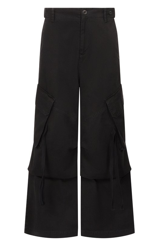 Хлопковые брюки-карго Isabel Benenato UW220S26 Чёрный UW220S26