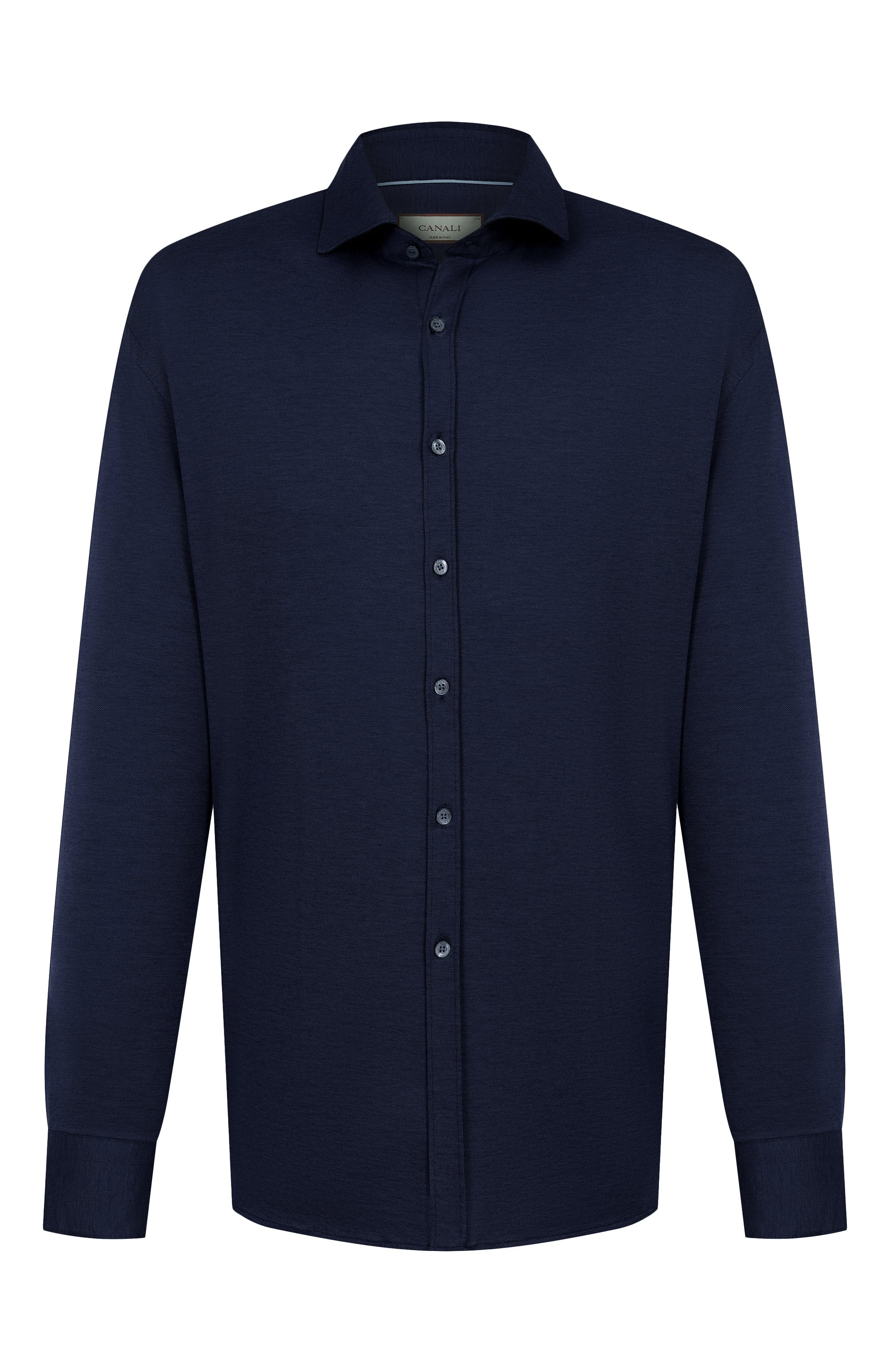 Рубашка из хлопка и лиоцелла CANALI, арт. CSL70B1/GN03485, фото 1