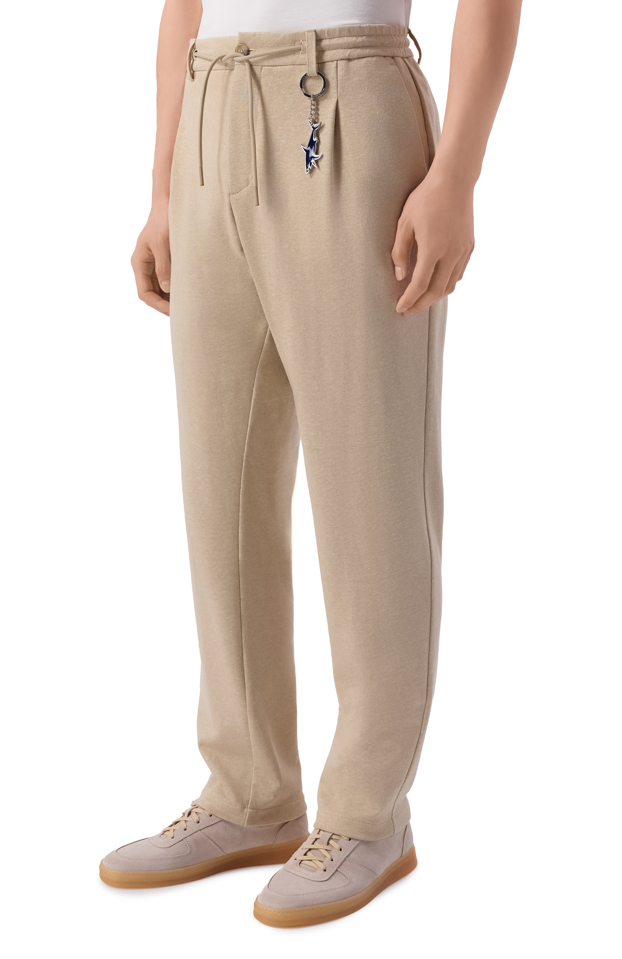 Брюки из хлопка и льна PAUL&SHARK, арт. 26414086, фото 3