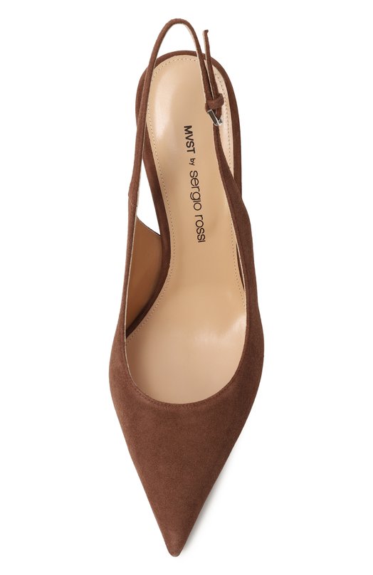 Замшевые туфли MVST by Sergio Rossi MVST B14260-SUEDE Коричневый  B14260-SUEDE Фото 6