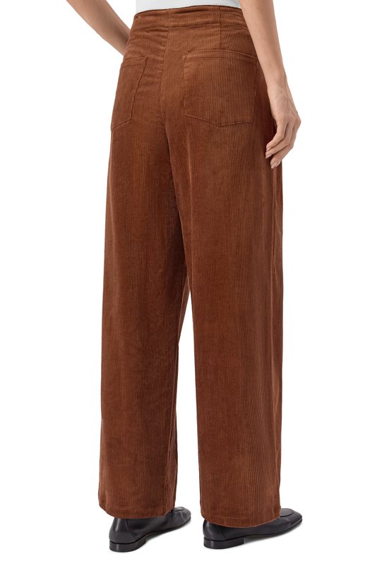 Вельветовые брюки Theory P1004204 Коричневый  P1004204 Фото 4