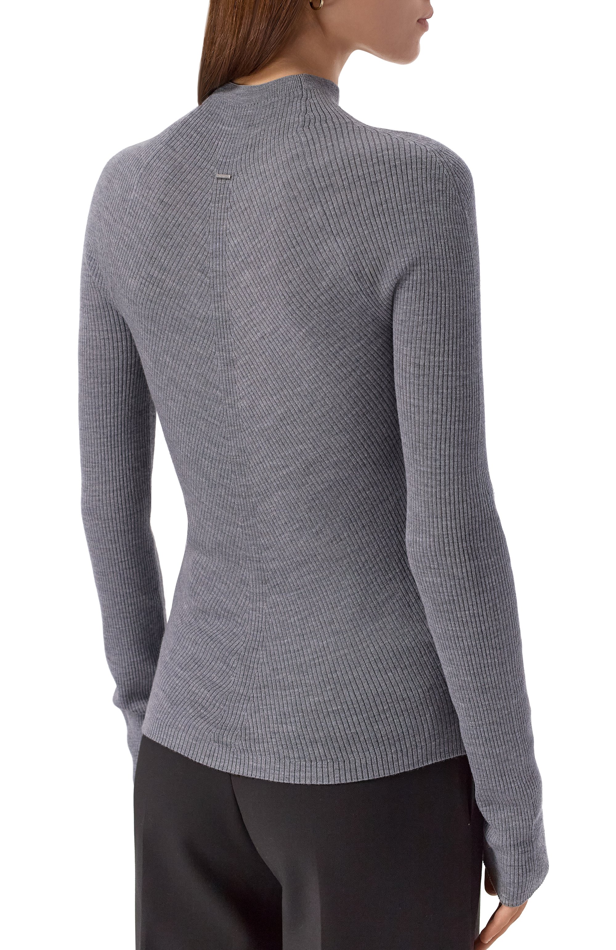 Шерстяная водолазка BOSS, арт. 50549166, фото 4