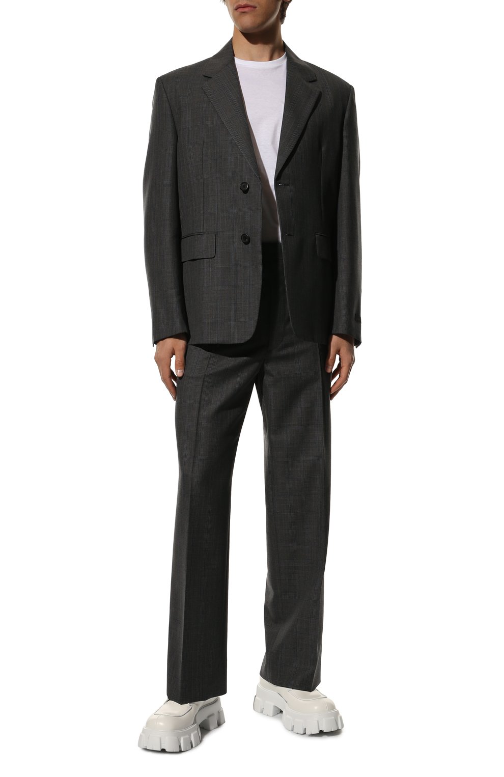 Кожаные дерби PRADA, арт. 2EE356-B4L-F0009, фото 2