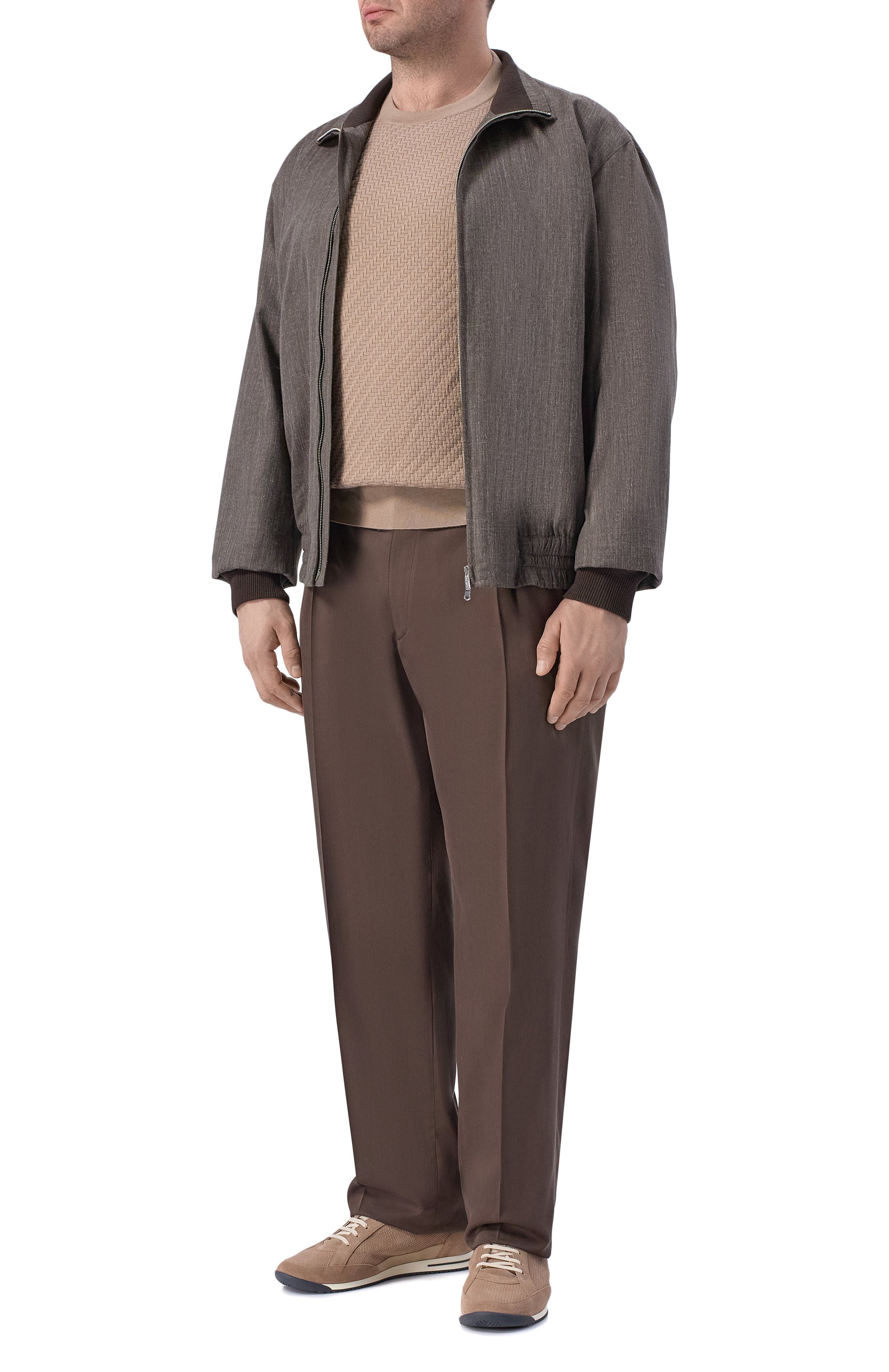 Бомбер из шерсти и шелка CORTIGIANI, арт. 4AG625, фото 2