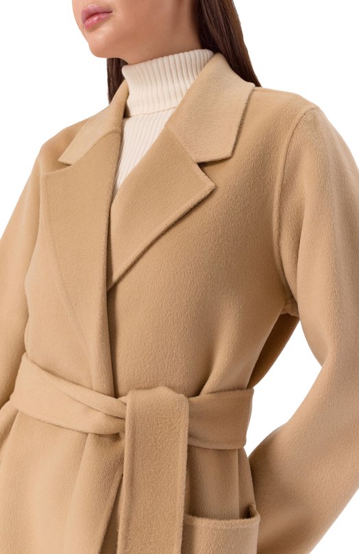 Шерстяное пальто Ivy Oak I0111046/CELIA_ Бежевый  I0111046/CELIA_ Фото 5