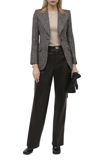 Жакет из шерсти и хлопка DOLCE & GABBANA, арт. F29GZT/FQMIB, фото 2