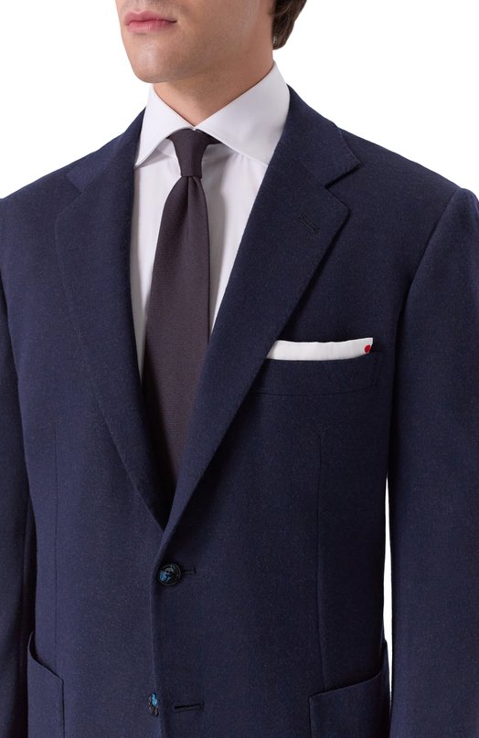 Кашемировый пиджак Kiton UG81K0150G06 Синий  UG81K0150G06 Фото 6