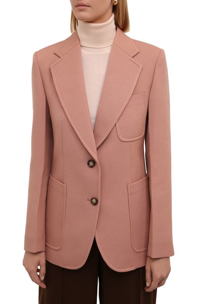 Шерстяной жакет VICTORIA BECKHAM, арт. 1521WJK002866B, фото 3