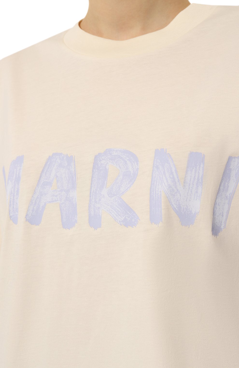 Хлопковая футболка MARNI, арт. THJET49EPH/USCS11, фото 5