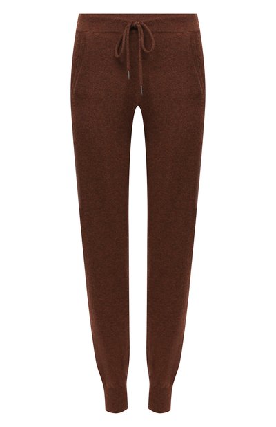 Кашемировые джоггеры NOT SHY коричневого цвета по цене 23350 руб., арт. 3701008C, фото 1 Кашемировые джоггеры NOT SHY, арт. 3701008C, фото 1