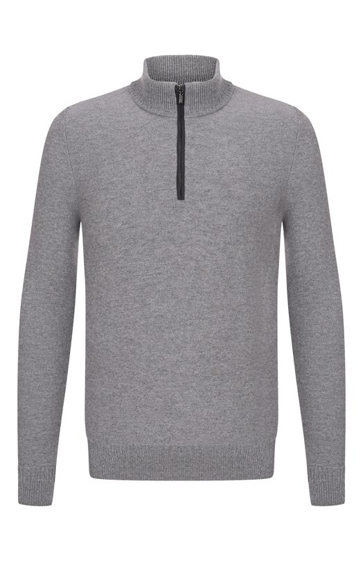 Джемпер из шерсти и кашемира Zilli KZMN01M0223VSPKN0 Серый KZMN01M0223VSPKN0