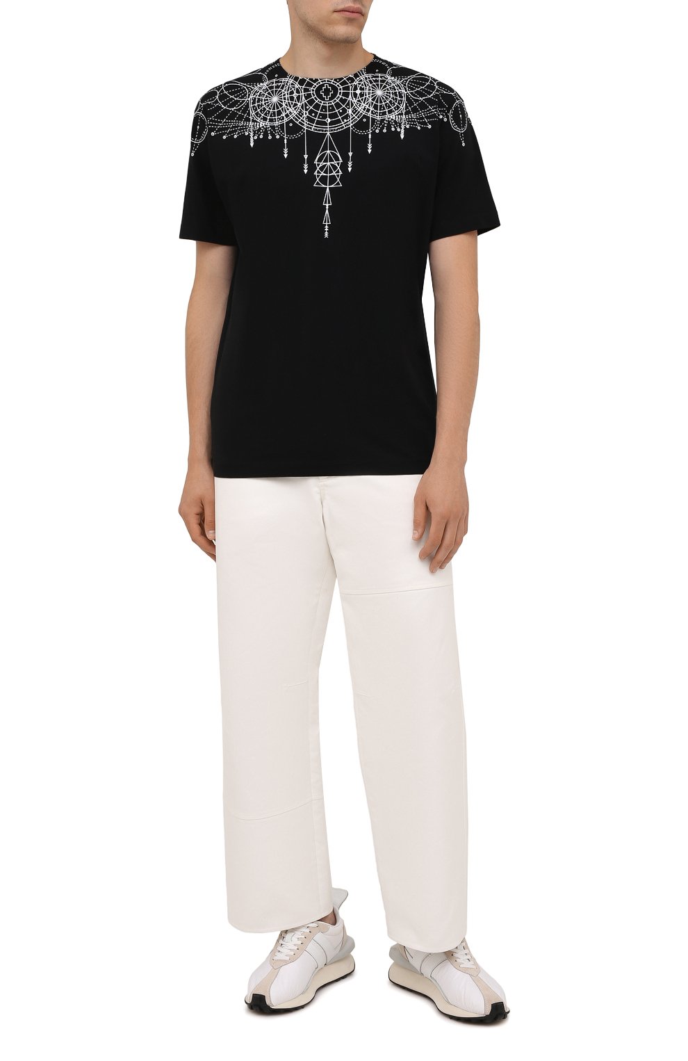 Хлопковая футболка MARCELO BURLON, арт. CMAA018F21JER006, фото 2