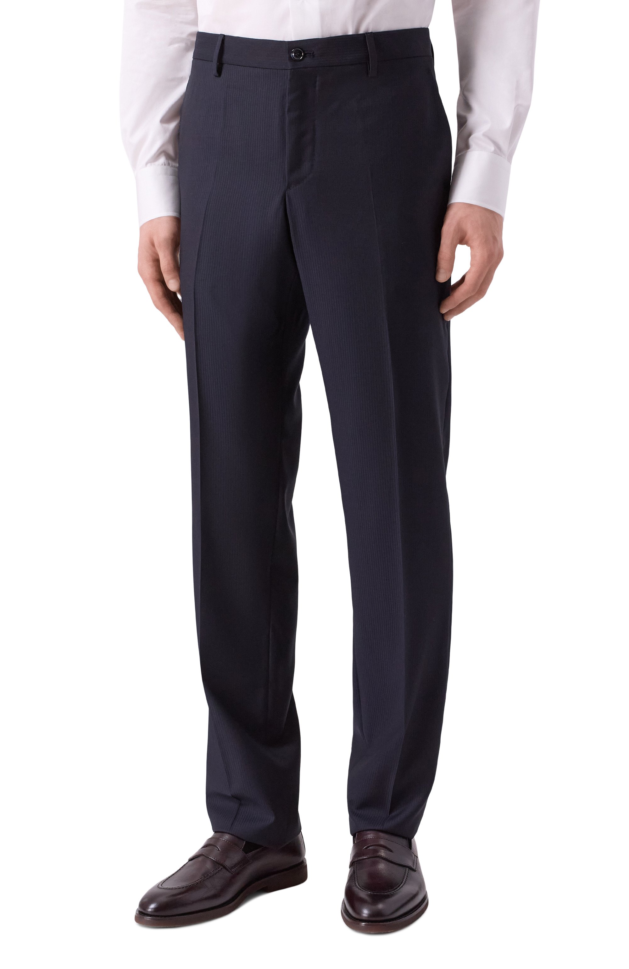 Шерстяной костюм GIORGIO ARMANI темно-синего цвета по цене 320500 руб., арт. GM000007/TE18134, фото 4 Шерстяной костюм GIORGIO ARMANI, арт. GM000007/TE18134, фото 4