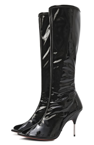 Женские текстильные сапоги bruna 95 AMINA MUADDI, арт. BRUNA STRETCH B00T 95/LATEX