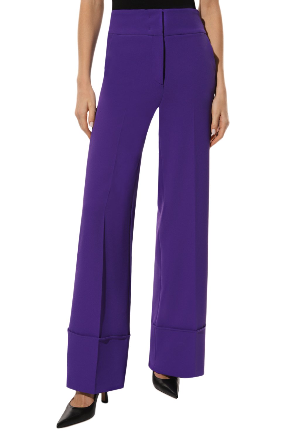 Брюки BLUGIRL фиолетового цвета по цене 27250 руб., арт. RF2148/T3191, фото 3 Брюки BLUGIRL, арт. RF2148/T3191, фото 3