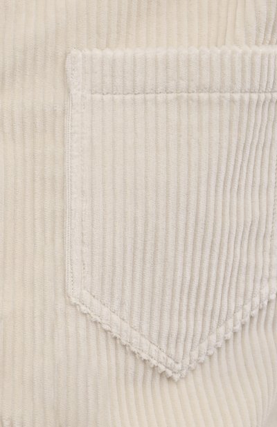 Вельветовая рубашка KITON кремового цвета по цене 94850 руб., арт. D52451K0598A, фото 5 Вельветовая рубашка KITON, арт. D52451K0598A, фото 5