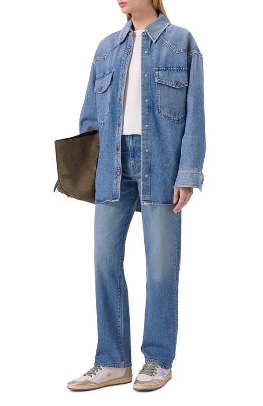 Кожаные кеды Ball Star Golden Goose Deluxe Brand GWF00117.F007471 Кремовый  GWF00117.F007471 Фото 3