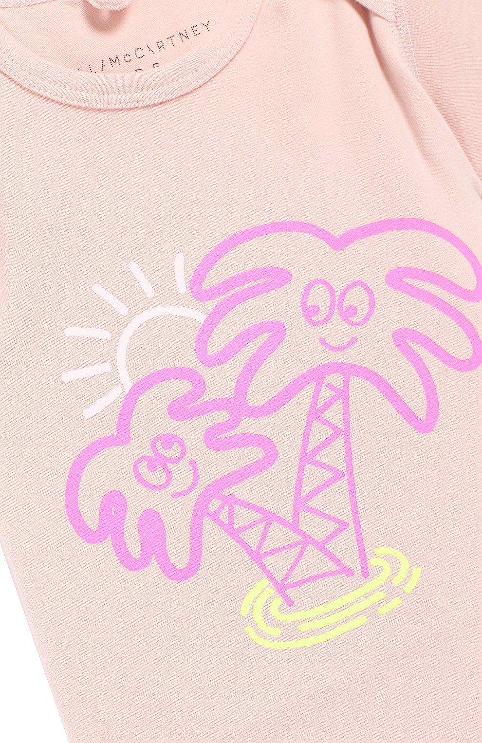 Хлопковое боди STELLA MCCARTNEY, арт. 539981/SMJK7, фото 3