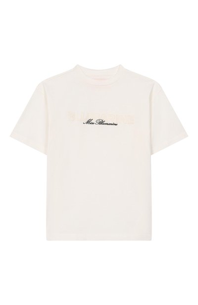 Хлопковая футболка BLUMARINE, арт. BFTS0250/JF031_001