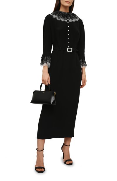 Шелковое платье TEGIN черного цвета по цене 98000 руб., арт. SD2318, фото 2 Шелковое платье TEGIN, арт. SD2318, фото 2