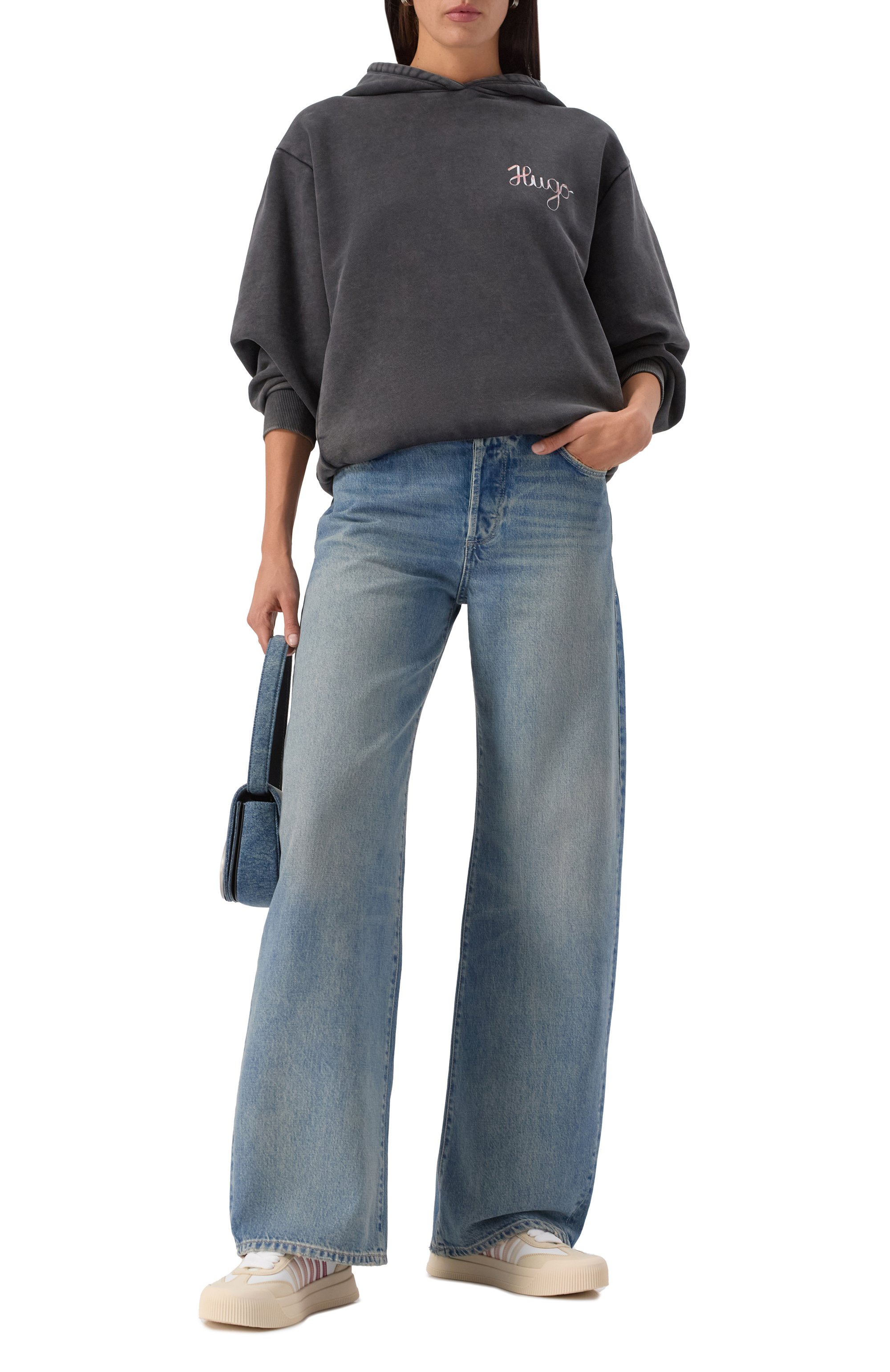 Кожаные кеды new jersey DSQUARED2, арт. SNW0292, фото 2