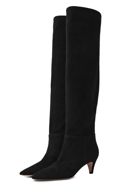 Женские замшевые ботфорты elise 55 GIANVITO ROSSI, арт. G80138.55RIC.C45NER0