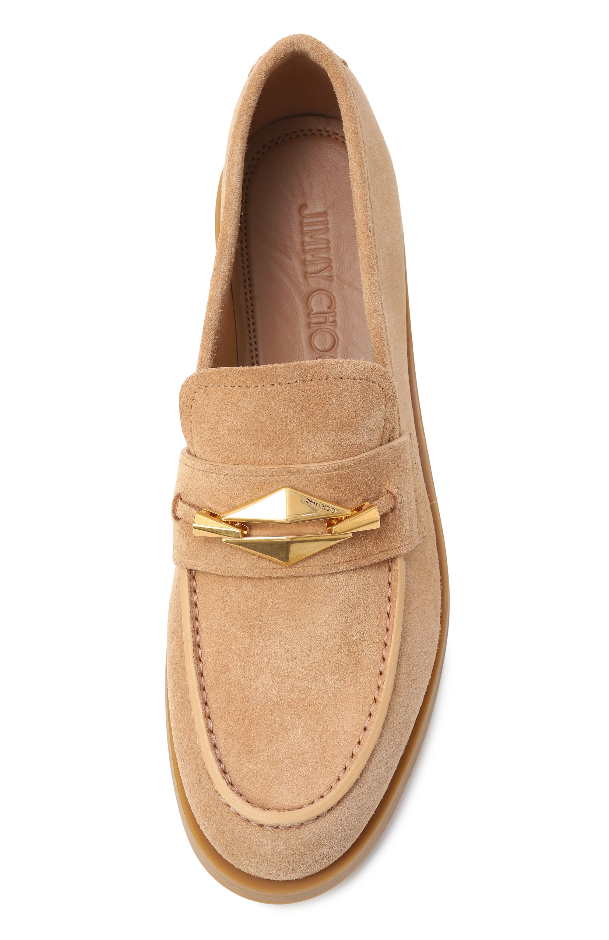 Замшевые лоферы maddie diamond JIMMY CHOO, арт. MADDIE DIAM0ND/UUE, фото 6