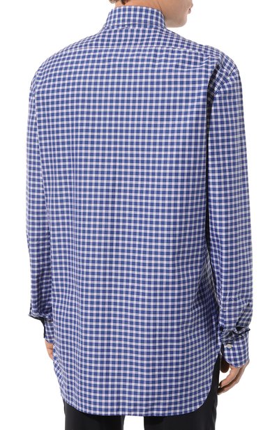 Хлопковая рубашка KITON, арт. UCIH0863708, фото 4