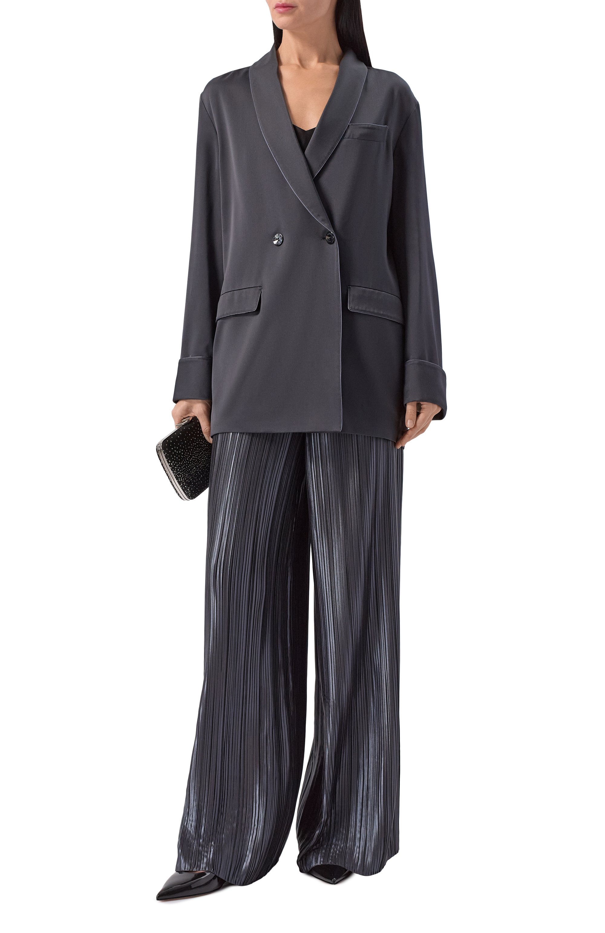 Атласные брюки GIORGIO ARMANI, арт. GW002790/TE20090, фото 2