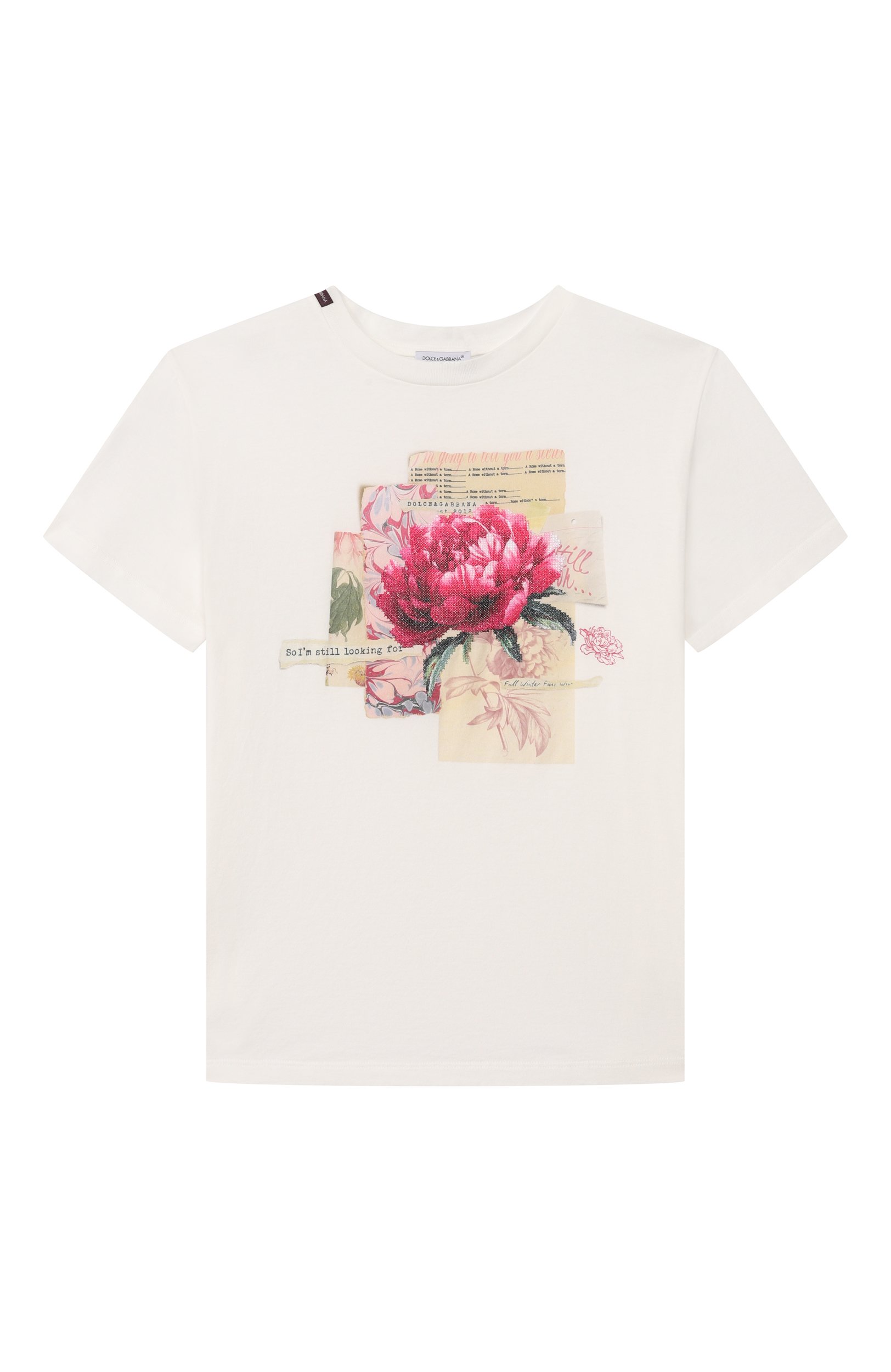 Хлопковая футболка DOLCE & GABBANA, арт. L5JTNK/G7QUT_001, фото 1