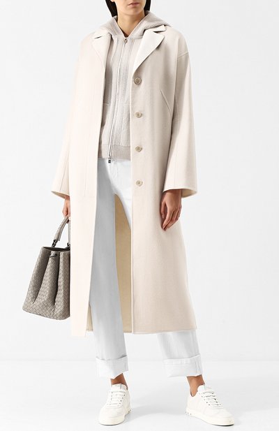 Кашемировое удлиненное пальто со спущенным рукавом LORO PIANA, арт. FAF9652, фото 2